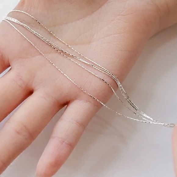 💫Insta multi layers sterling silver choker - Picture 3 of 4